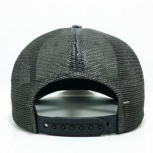 Gorra Trucker Negra Camuflada Personalizada de 6 Paneles con Bordado, Gorra de Pesca, Gorra de Malla, Gorra de Béisbol, Sombrero para Exteriores - Product Image 5