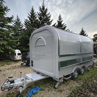 SILANG Commercial Food Trailer Nouveau certifié CE pour les remorques de jus de café Snack Food & Chips