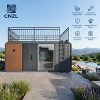 Cabine préfabriquée Apple, maison capsule spatiale de luxe contemporaine, étanche, gris foncé, pod mobile, hôtel éco-responsable, glamping, mini-maison