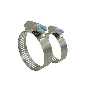 Abrazaderas de manguera de engranaje helicoidal de tipo americano ajustables de acero semiinoxidable de 12,7mm - Product Image 4