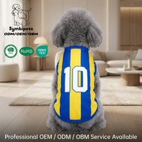 Gilet pour chien à thème mode, léger, confortable, coloré, sans manches, respirant, en polyester, vêtement d'été pour animaux de compagnie, articles en vrac