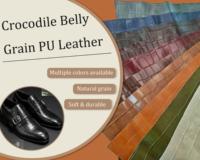 Cuir PU à texture gaufrée effet crocodile pour sacs, sacs à main, garnitures de chaussures et artisanat