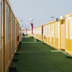 PTH高級小型住宅組立サイト宿泊施設カタールのモジュラープレハブコンテナ住宅 - Product Image 4