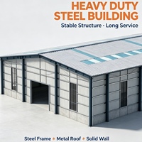 Kit d'Entrepôt Modulaire en Acier Préfabriqué pour Atelier Industriel, Garage, Hangar, Ferme, Entrepôt – Durée de Vie 5+ Ans