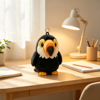 Peluche Toucan Personnalisée ODM/OEM, Adorable Oiseau en Peluche, Porte-clés, Mini Breloque de Sac, Cadeau Promotionnel