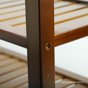 Double Layer Shoe <b>Storage</b> Stool With Leather <b>Cushion</b> Coffee Brown Home Ottoman <b>Storage</b> Rack - Product Image 4