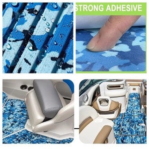 Pavimentazione per Barche in Schiuma EVA Personalizzata con Motivo Mimetico Oceanico, <span class=keywords><strong>Antiscivolo</strong></span> e Anti-UV, <span class=keywords><strong>Tappeto</strong></span> Nautico in Finto Teak - Product Image 5