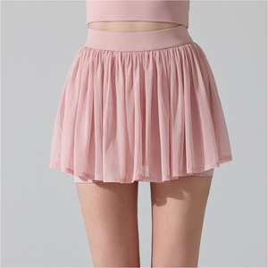 <span class=keywords><strong>Falda</strong></span> pantalón deportiva de cintura alta para mujer y niña, para tenis, pickleball, running y golf - Product Image 1