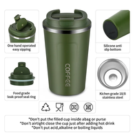 Tasse à café tasses Logo personnalisé tasse de voyage à café rose mignon luxe isolé gobelet en acier inoxydable personnalisé voyage tasse à café