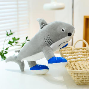 Nuovi peluche all'ingrosso di Shan Hai Jing: <span class=keywords><strong>elefante</strong></span>, rana, squalo. Peluche per bambini, regali di compleanno. - Product Image 3