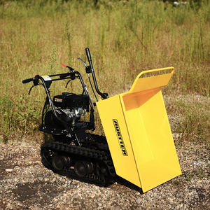 AUSTTER Petit Transporteur de <span class=keywords><strong>Jardin</strong></span> Mini <span class=keywords><strong>Brouette</strong></span> à Essence Mini Dumper sur Chenilles 300kg - Product Image 3