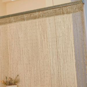 Glitter String <strong>Door</strong> <strong>Curtain</strong> <strong>Beads</strong> Hanging Beaded Fringe Fabric Tassel Window Panel Home Living Wedding Decor - Product Image 3