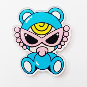 Nuevo japonés coreano Popular dulce fresco gafas de sol dibujos animados Tv personaje accesorios Diy acrílico encantos caja del teléfono basura Decoración - Product Image 5