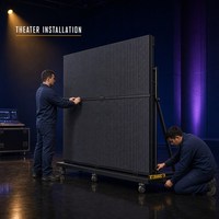 Afficheur LED HDR10 4K pliable anti-collision et résistant aux rayures avec CMS et RDM basés sur le cloud, panneau publicitaire intérieur P2.5