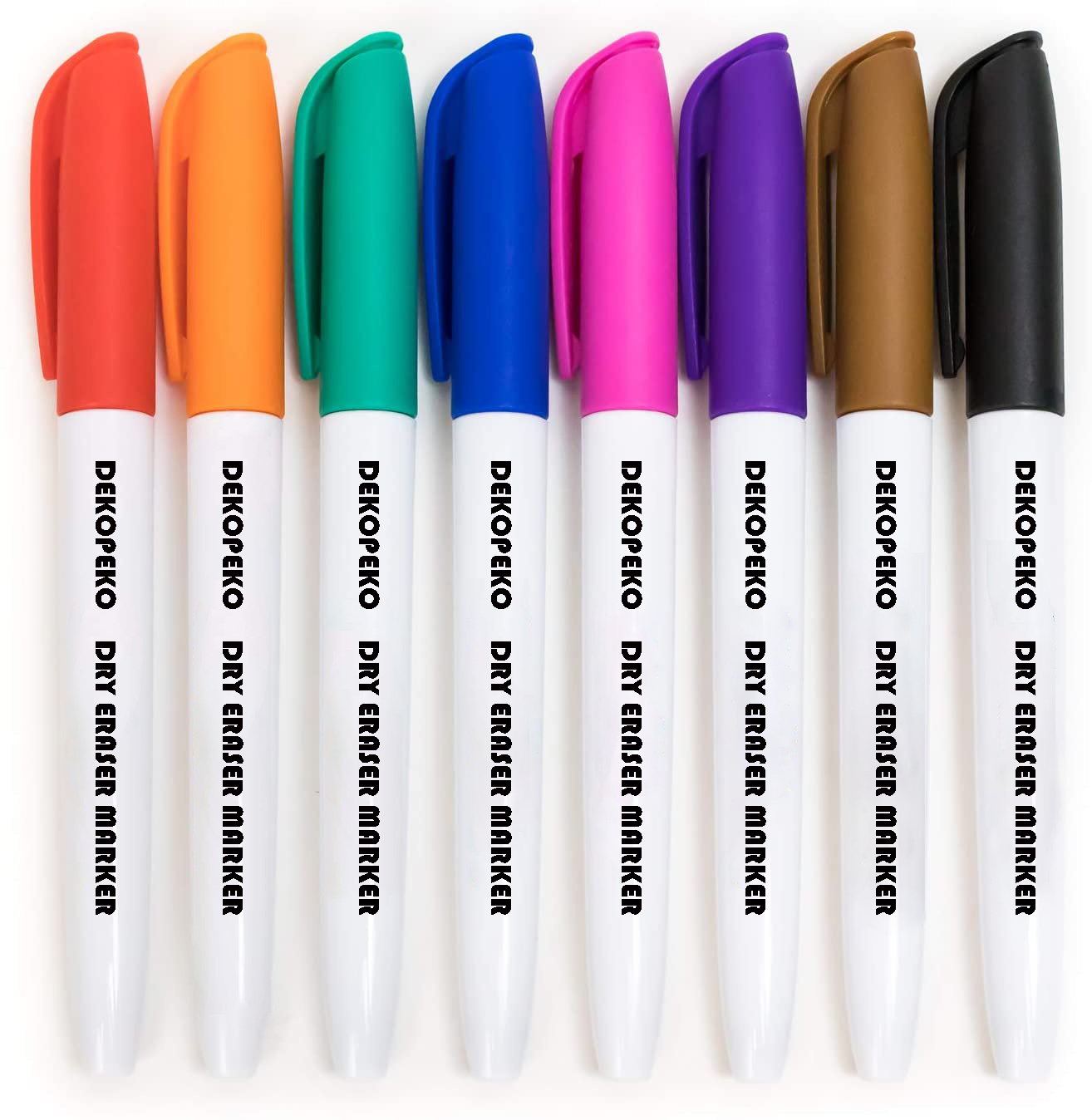 Маркер для белой доски для сухого стирания с тонким наконечником для дома и школы, 8 шт. в упаковке