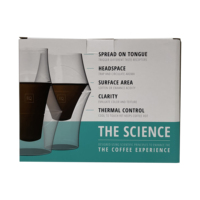 Boîte d'expédition en carton ondulé pour verres à café personnalisés avec pelliculage mat, écologique, pour usage domestique