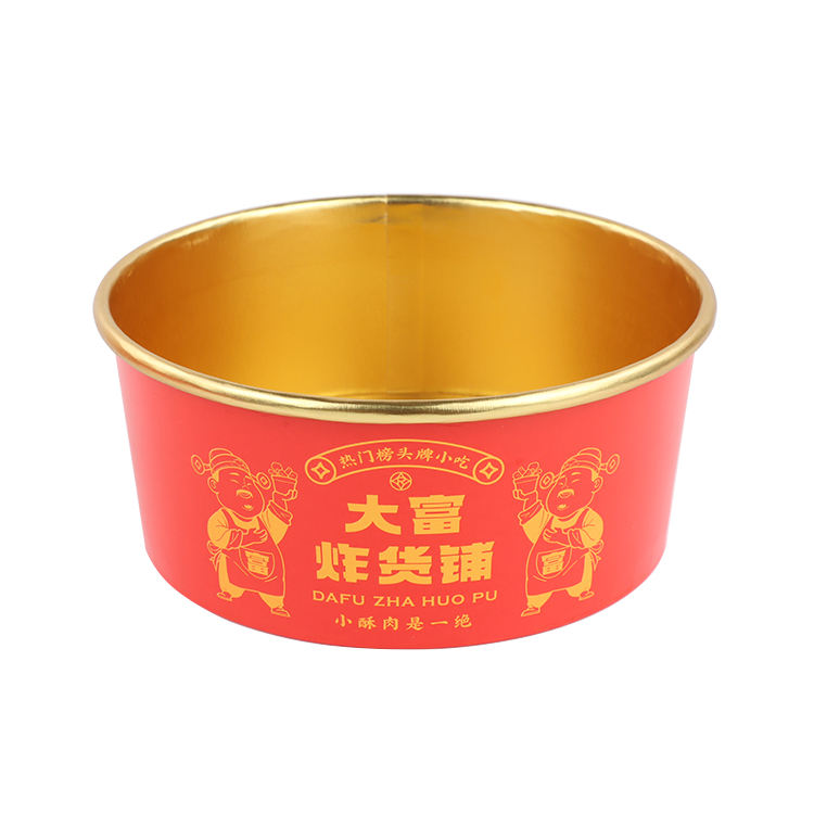 China Source Factory Wholesale Custom Disposable Paper Food Bowl Container Soup Bowl