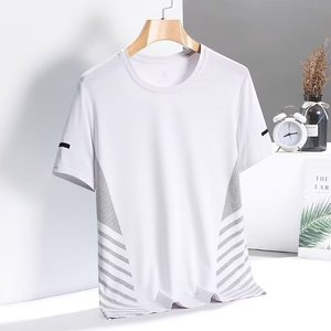 Nuova T-shirt Sportiva Estiva da Uomo <span class=keywords><strong>con</strong></span> Motivo, in Seta Ghiacciata, a Maniche Corte, Vestibilità Ampia, Asciugatura Rapida e Rinfrescante - Product Image 5
