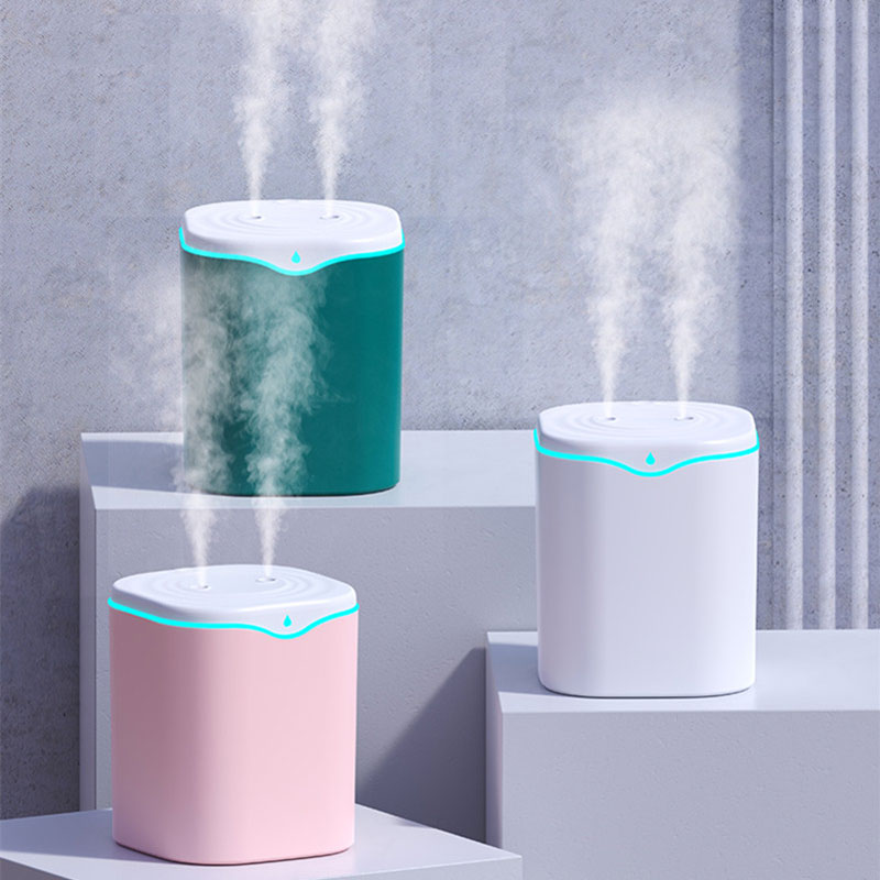 Wholesale 2L Smart Desktop Usb Ultrasonic Air Humidifier Cold Mist Humidifiers Lar Capacity Humidifier Quiet Less Noise Home