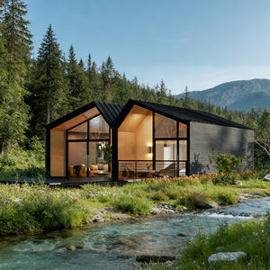 Maison préfabriquée modulaire <span class=keywords><strong>mobile</strong></span> écologique, maison de conteneur en acier pliable de luxe à 2 chambres, mini-maison à vendre - Product Image 4