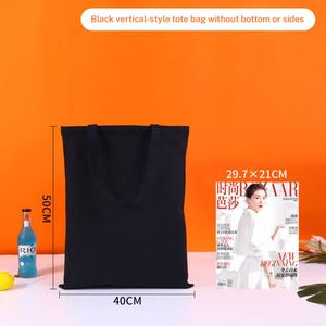 Custom Logo Heat Transfer Printed Sublimation Eco Friendly Reusable Designer <b>Cloth</b> Canvas Cotton Shopping Tote <b>Bag</b> - Product Image 2