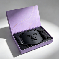Masque facial personnalisé, emballage haut de gamme, boîte cadeau de forme élégante, rembourrage intérieur écologique pour la marque de produits de soin de la peau
