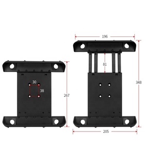 ที่วางแท็บเล็ตสำหรับ Apple <span class=keywords><strong>iPad</strong></span> Gen 1-4 + สำหรับแท็บเล็ตที่มีขนาดภายนอก VIN-PBJ-02 10.63x7.7x0.6นิ้ว - Product Image 3