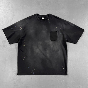 Chemise Homme Oversize Imprimée Style Urbain Rétro Déchirée et Usée, 100% Coton Écologique - Product Image 3