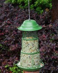 USMILEPET Bestseller IJzeren Vogelvoederbak Intrekbare Hangende Schaal Tuinvogelvoederbak Eekhoornbestendig voor Buiten in de Tuin - Product Image 6