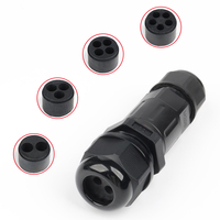 Caja de luz para exteriores, M12 conector de acoplamiento, cable de 16mm de 16mm, conector impermeable, Terminal enterrado de cobre para FPC