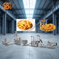 Automatische Mais-Curl- und Puffsnack-Extruder-Lebensmittelproduktionslinie Kurkure-Chips-Herstellungsmaschine
