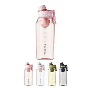 Custom <b>Bottle</b> Large Capacity 1000Ml Gym Sports Plastic <b>Water</b> Flask With Tea Strainer - Product Image 1