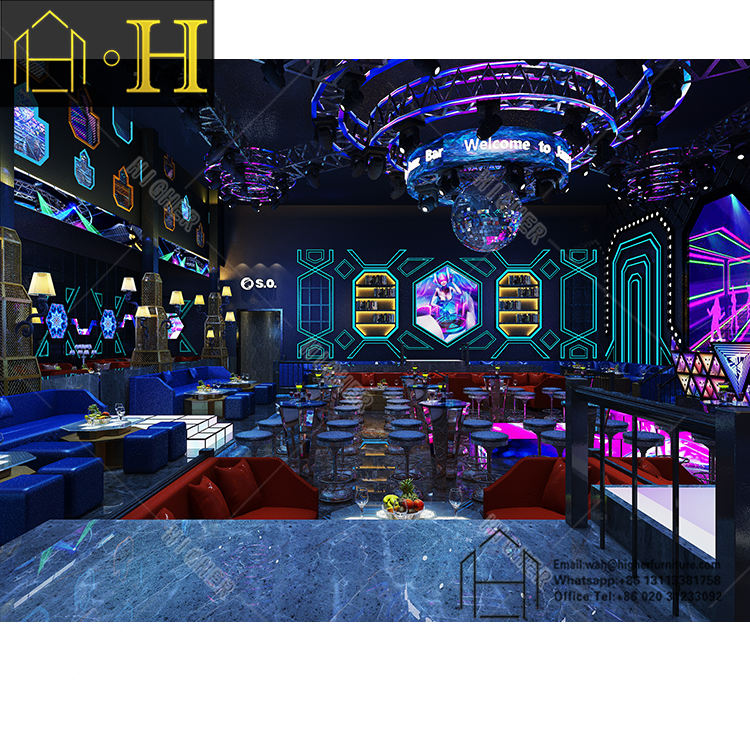 Custom KTV Room Furniture for Night Clubs | Modern Bar Lounge Interior ...