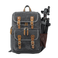 Sac à dos photo en toile imperméable, léger, écologique et durable, personnalisable OEM, vente en gros, pour produits d'importation très demandés