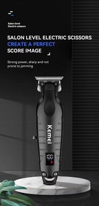 Tagliacapelli Elettrico Professionale KM-2293, 1200mAh, Ricarica Rapida USB, Trimmer per <span class=keywords><strong>Capelli</strong></span> da Barbiere per Uso Domestico - Product Image 4