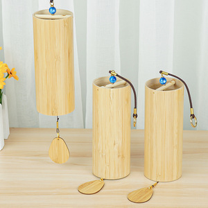 Retro Bamboo Wind <b>Chime</b> <b>Bell</b> Healing Instrument Traditional Hand-Cranked Courtyard Outdoor Balcony Hanging Ornament - Product Image 4
