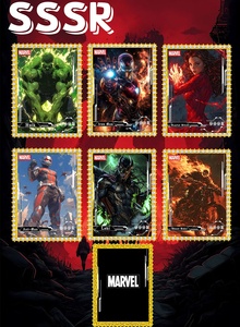 Cartes à collectionner en métal <span class=keywords><strong>Marvel</strong></span> : Thor, Iron Man, Spider-Man – Personnages <span class=keywords><strong>de</strong></span> super-héros et d'anime – Jeu <span class=keywords><strong>de</strong></span> <span class=keywords><strong>société</strong></span> – Vente en gros - Product Image 2