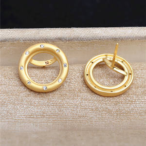 ถาดเงินแท้ S925 ลายหินอ่อนสีฟ้า ขนาด 10.7 มม. ขอบด้าน ลายดอกทานตะวัน สำหรับทำต่างหู - Product Image 1