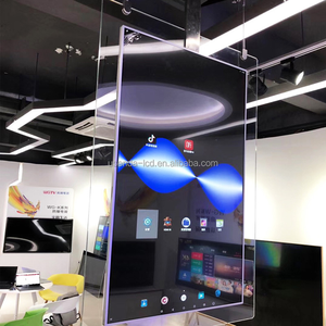 55インチ超薄型店舗ウィンドウ広告LCDビデオディスプレイ透明両面オルトデジタルサイネージ - Product Image 3