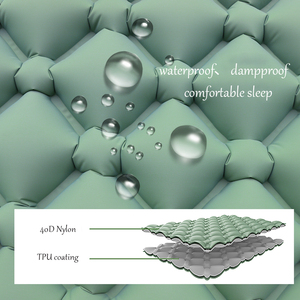 Almohadilla de dormir inflable ultraligera de una sola prensa, impermeable, de alta calidad, ligera, de nailon, de TPU Material, plegable, para acampar y hacer senderismo - Product Image 6