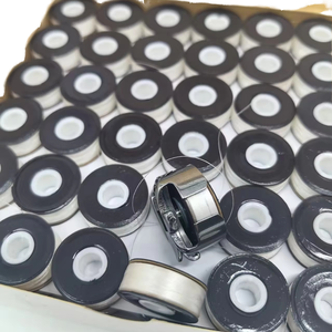 Nakış ön yara Bobbins konu 70D/2 100% Polyester manyetik yan dikiş ipliği nakış bobin ipliği - Product Image 2