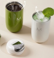 Tasse à café, gobelet isotherme portable pour le camping en plein air, boîte cadeau de style esthétique haut de gamme avec logo personnalisé