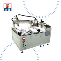 Système d'époxy LED de haute précision contrôlé par CNC PLC, machine de dosage industrielle de colle AB et de dosage en deux parties avec pompe et roulement