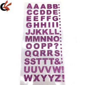 Lettres auto-adhésives diamantées 15mm pour la décoration artisanale pour Noël, Pâques, Graduation, Ramadan, Thanksgiving - Product Image 1