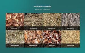 Macchina per la compattazione e la formatura di carbone a cilindro da bagassa di canna da zucchero, lolla di riso, paglia e guscio di noci, attrezzatura per la produzione di carbone - Product Image 6
