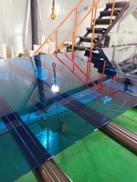Plaques de polycarbonate transparentes solides anti-rayures pour toitures extérieures