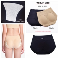 Al por mayor Bragas sin costuras con relleno para realce de glúteos, Ropa interior moldeadora de cadera y cuerpo, tipo boyshort para mujer