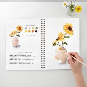 Bestseller Transfrontaliero: <span class=keywords><strong>Libro</strong></span> di Colorazione Specializzato per Acquerello con Motivi Floreali e di <span class=keywords><strong>Uccelli</strong></span> - Product Image 3