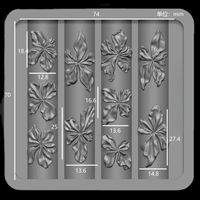 Moule en silicone 3D pour nail art, motif floral, réutilisable, pour décorations florales en relief, pétales DIY, manucure