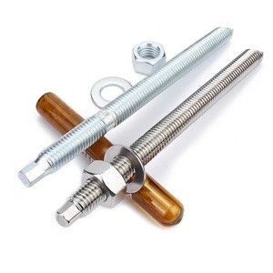 Perno <span class=keywords><strong>de</strong></span> <span class=keywords><strong>Anclaje</strong></span> Químico M12x150mm <span class=keywords><strong>de</strong></span> Acero al Carbono con Resina Epoxi para Refuerzo <span class=keywords><strong>de</strong></span> Hormigón - Product Image 1